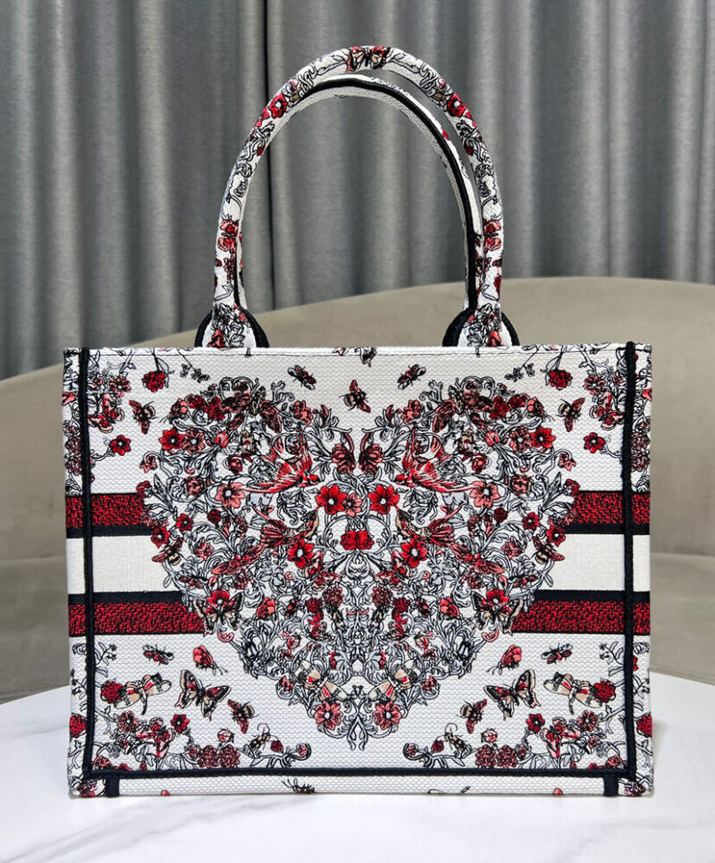 Christian Dior Medium Dior Book Tote M1286 Red